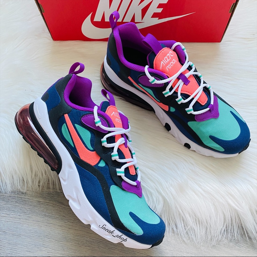 NWT Nike Air Max 270 React Women’s Shoes - Picture 1 of 8